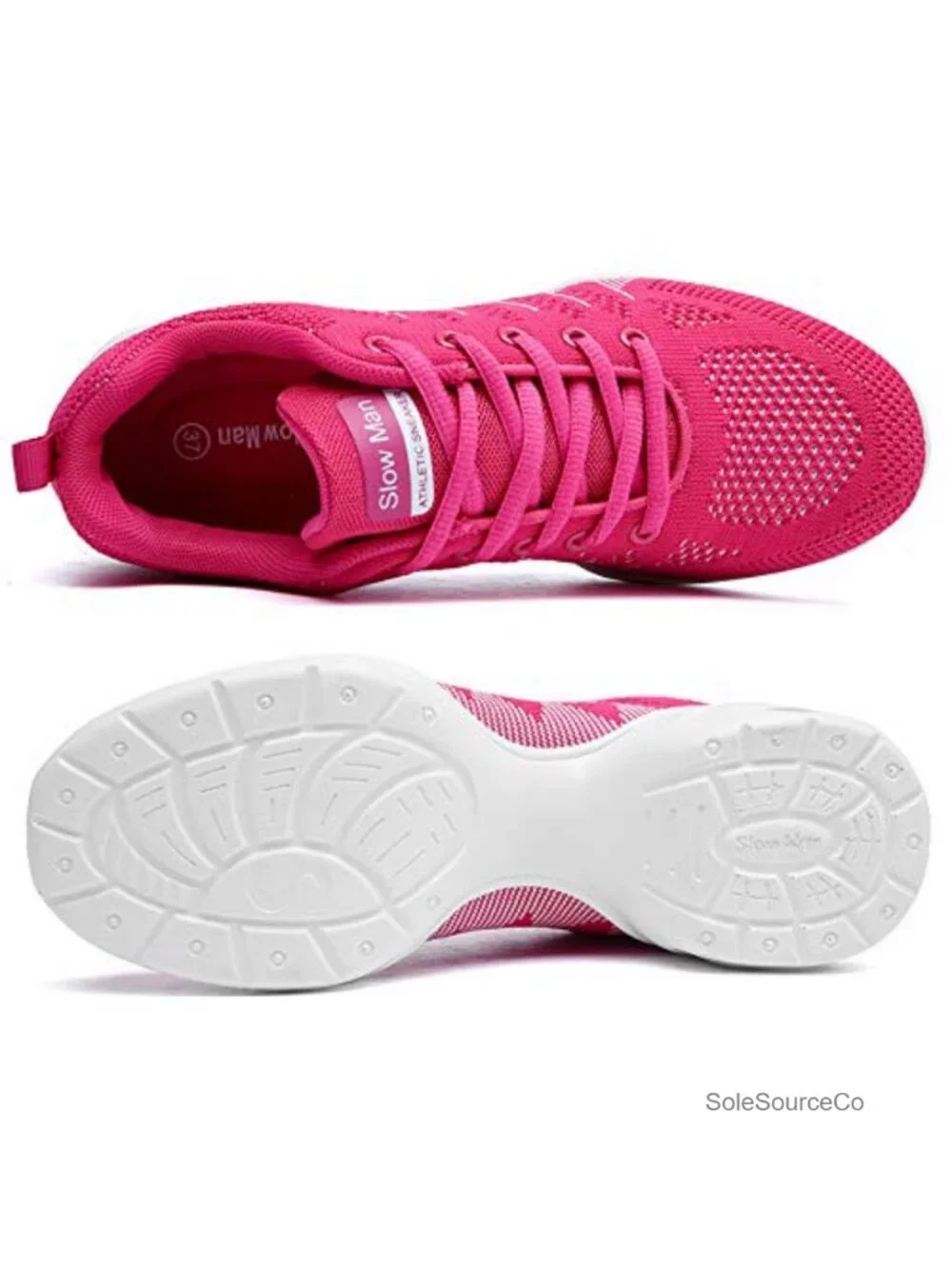 Women's Jazz Dance Shoes Lace-up Sneakers Breathable Air Cushion Split Sole